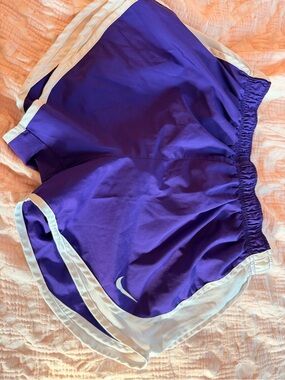 Nike Purple & White Athletic Shorts